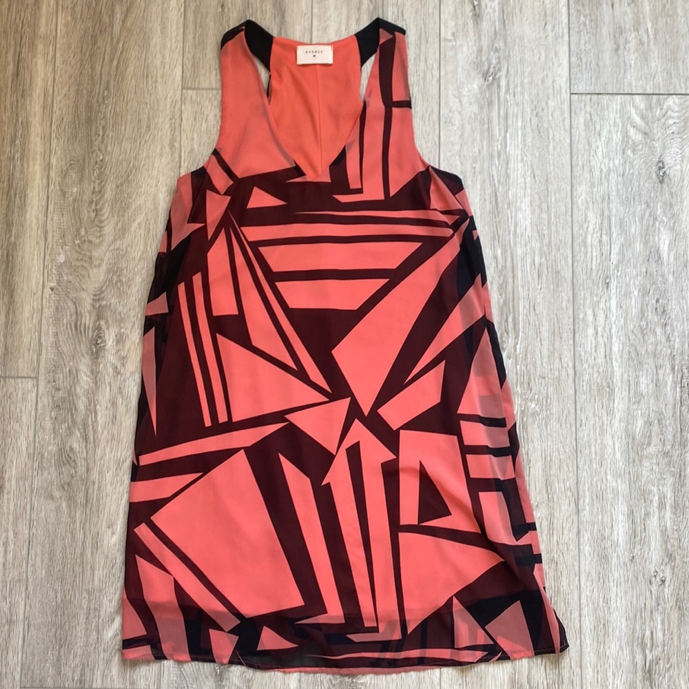 Orange and Black Racerback Dress